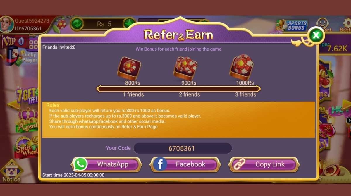 How to Start Your 3 Patti Lucky Referral Journey in 3 Steps