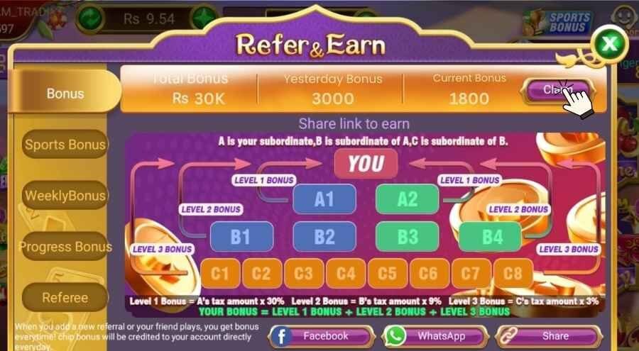 Refer & Earn Program 3 Patti Lucky