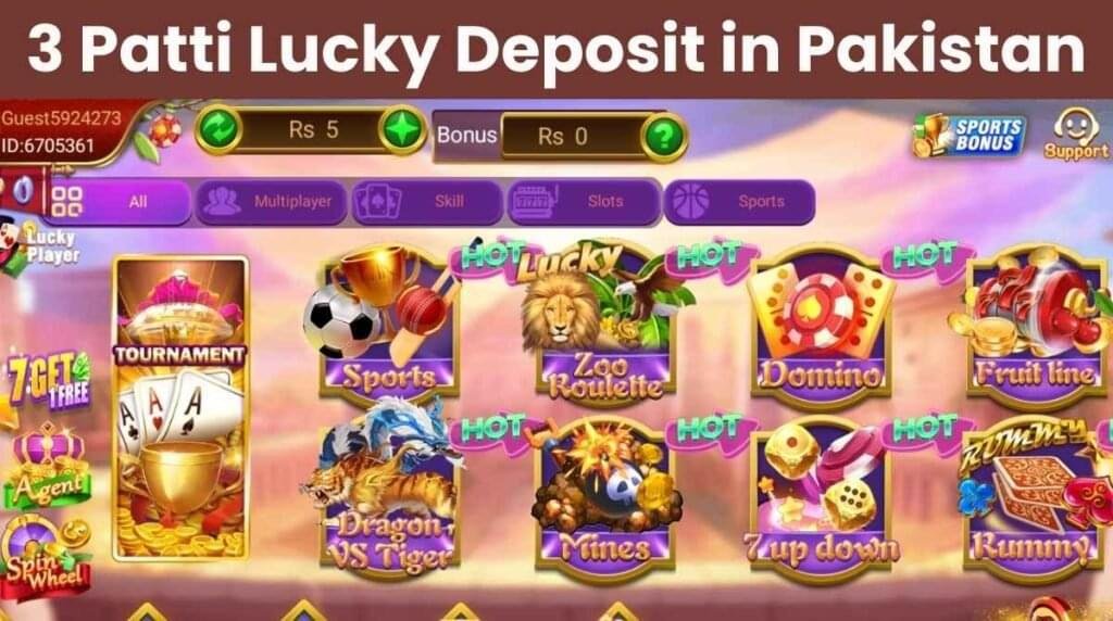 3 Patti Lucky Deposit in Pakistan