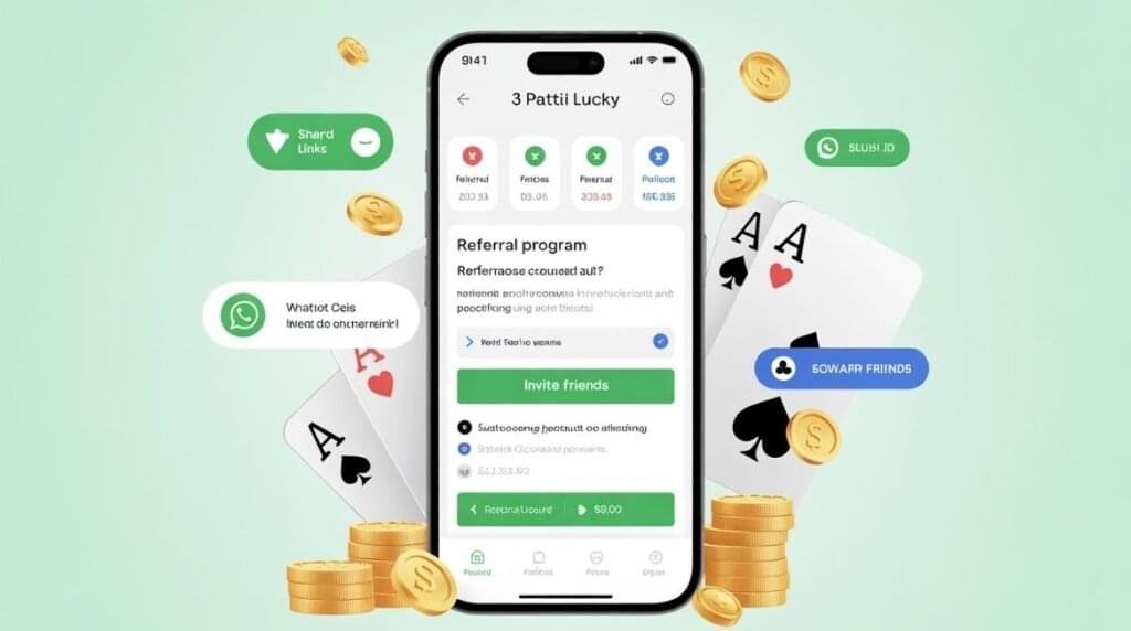 How to Use the Referral Program in 3 Patti Lucky